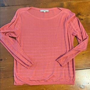 LOFT Women's Coral Long Sleeve sweater tee